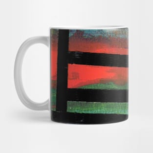 Watercolor Abstraction in the Style of Mondrian Mug